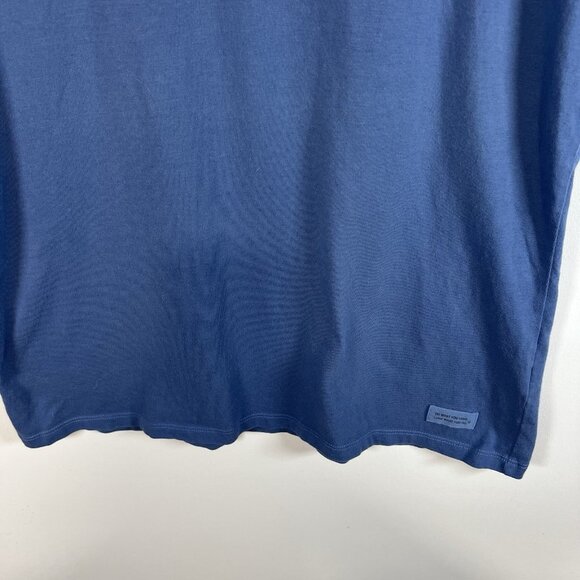 Life is Good Short Sleeve Star Spangled Banner Flag Shirt Women's Sz M 4th July - Picture 3 of 8